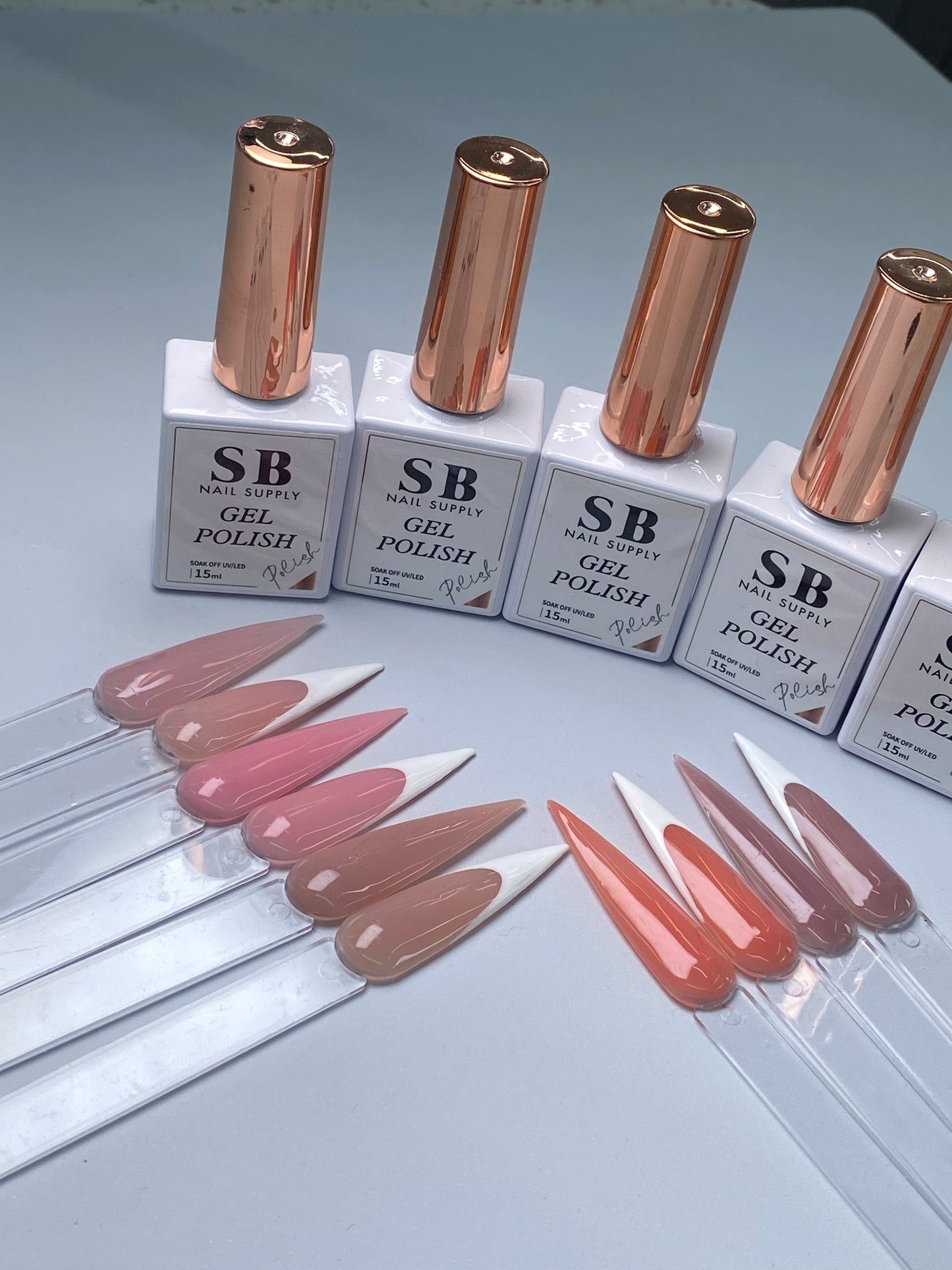 Natural gel set 5 colours