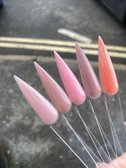 Natural gel set 5 colours
