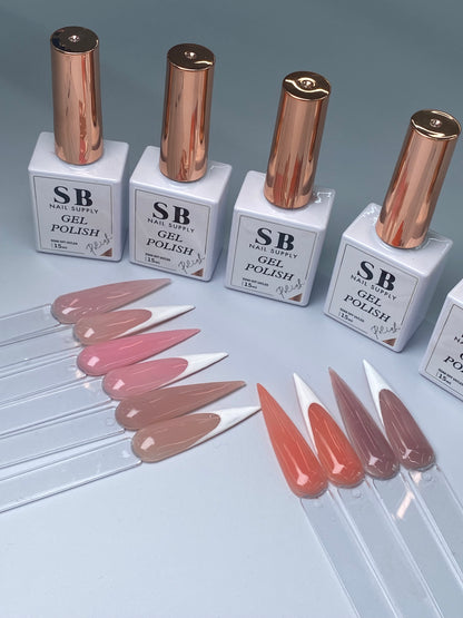 Natural gel set 5 colours