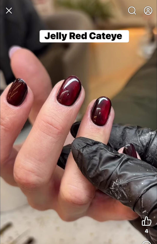 Ruby Red Jelly Cateye